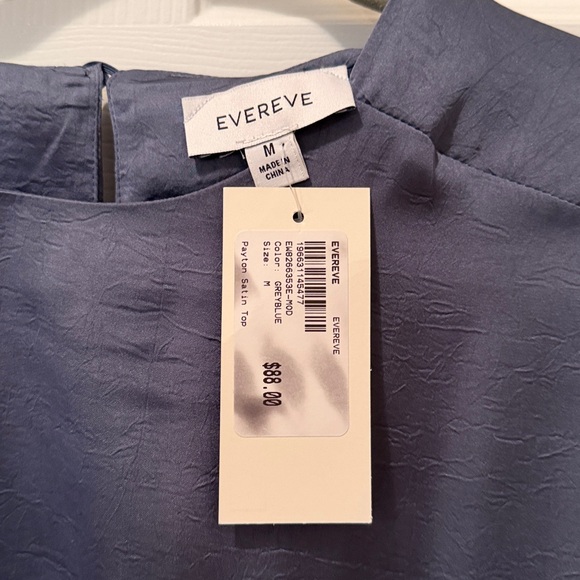 NWT Evereve Payton Satin Top - Picture 6 of 7